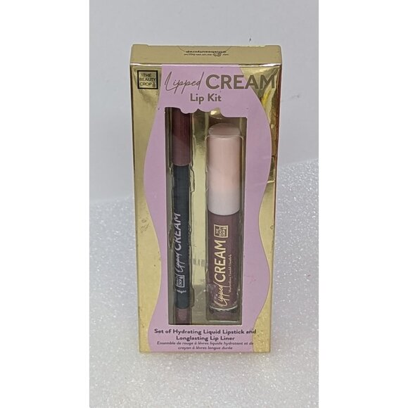 The Beauty Crop Lipped Cream Lip Kit Hydrating Liquid Lipstick Liner Date Night - Picture 1 of 2